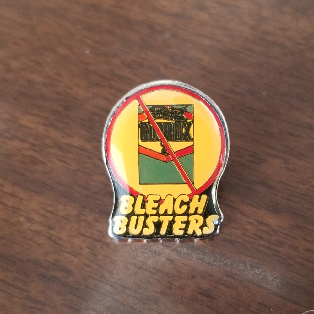 Clorox Bleach Vintage lapel pin